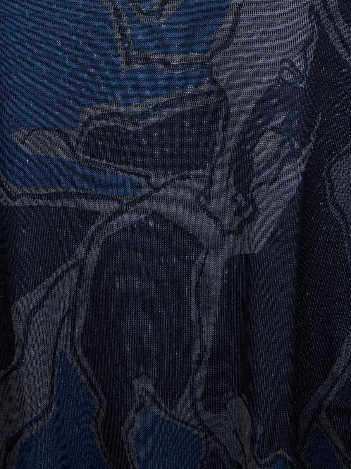 Hermes Horse Motif Knit in Blue/Navy