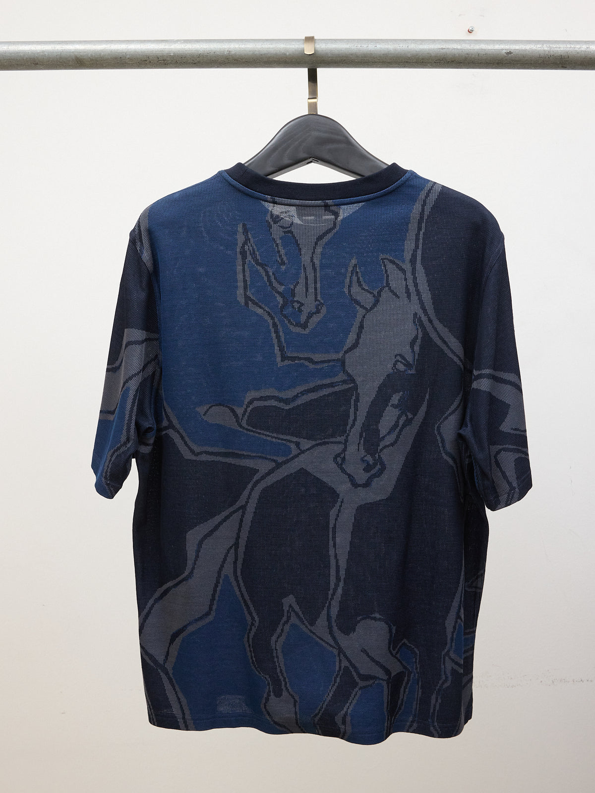 Hermes Horse Motif Knit in Blue/Navy