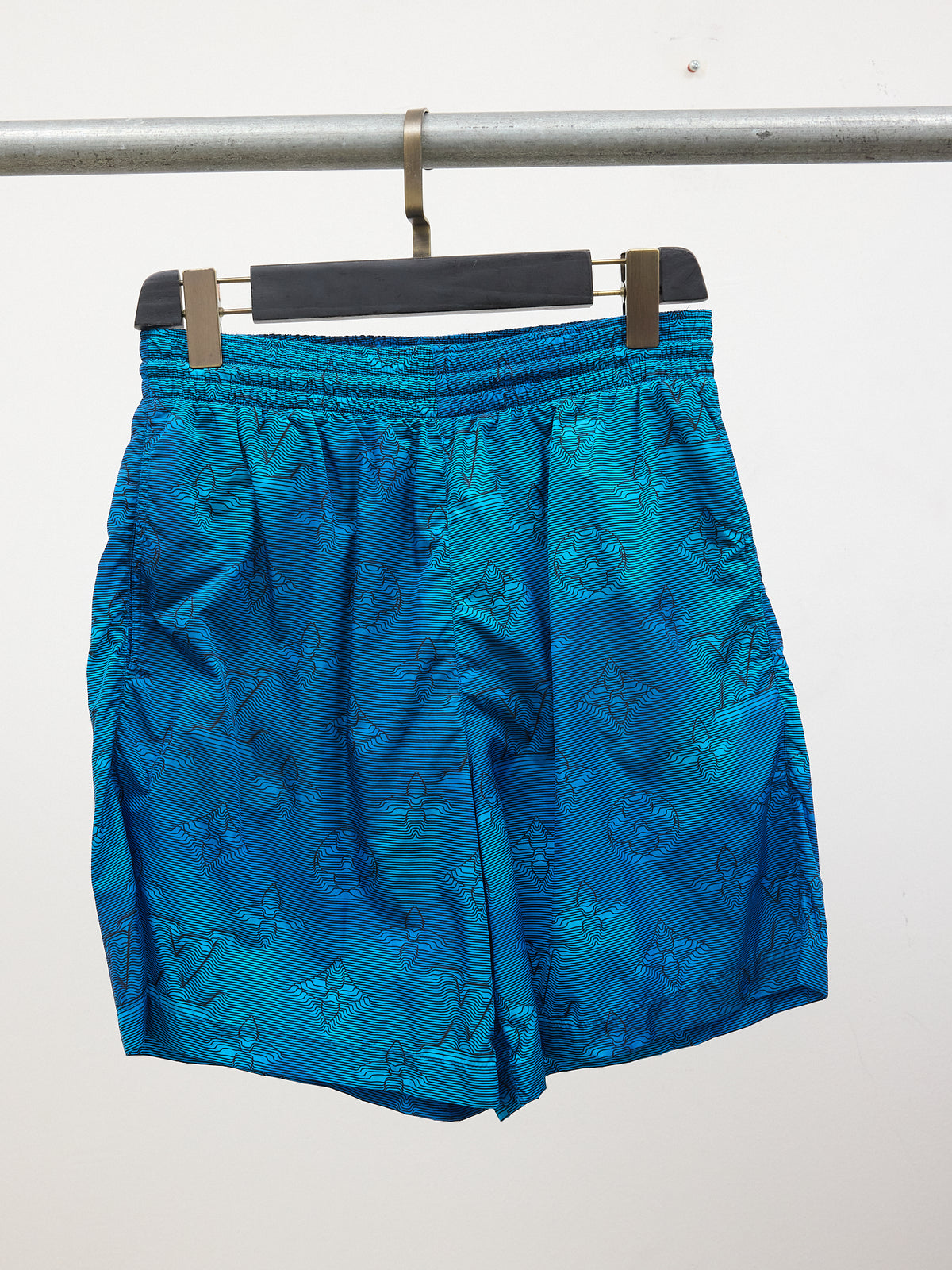 Louis Vuitton Blue 2054 Monogram Swimshorts