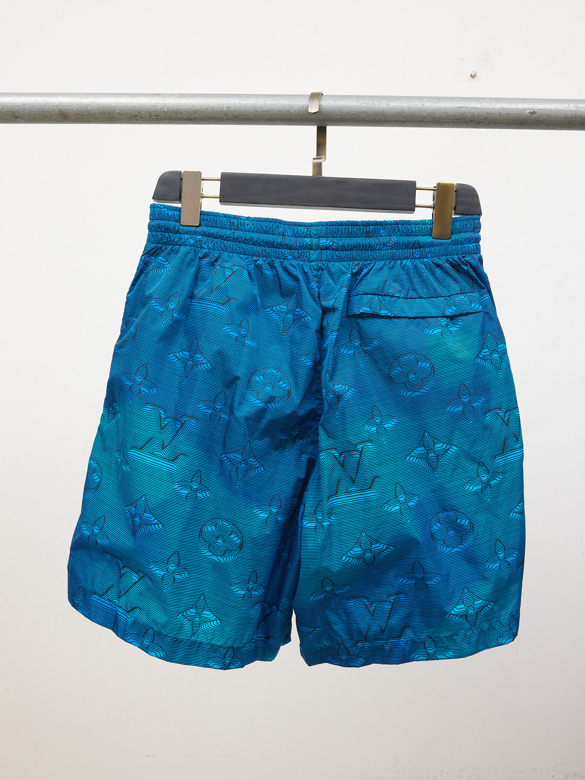 Louis Vuitton Blue 2054 Monogram Swimshorts