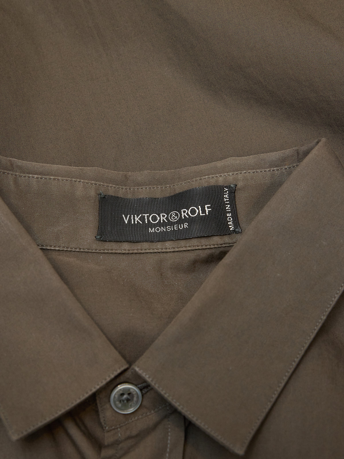 Viktor & Rolf Brown Button-up Shirt