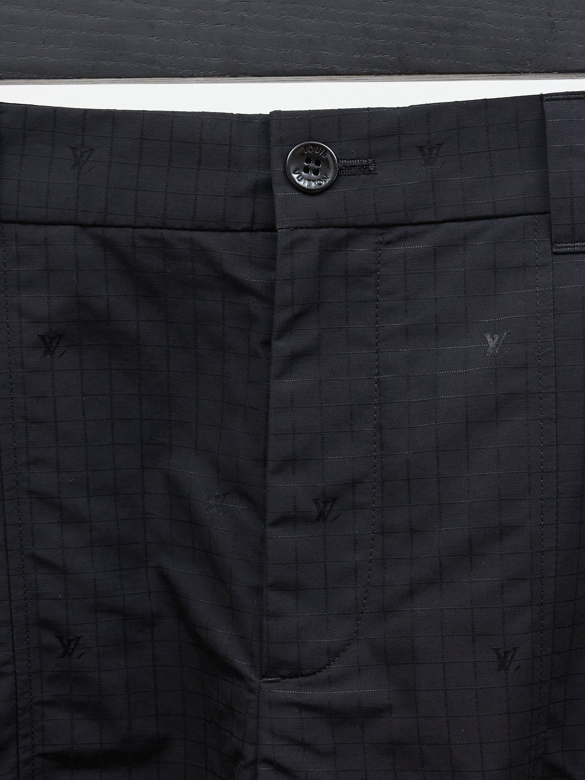 Louis Vuitton Technical Grid Cargo Shorts