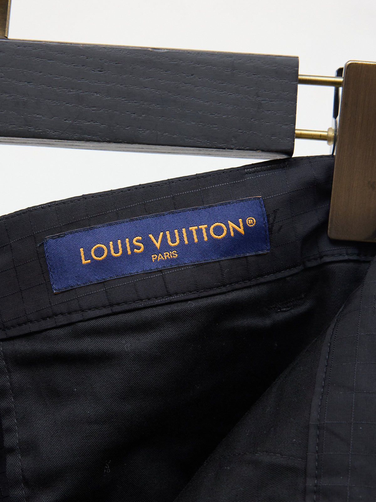 Louis Vuitton Technical Grid Cargo Shorts