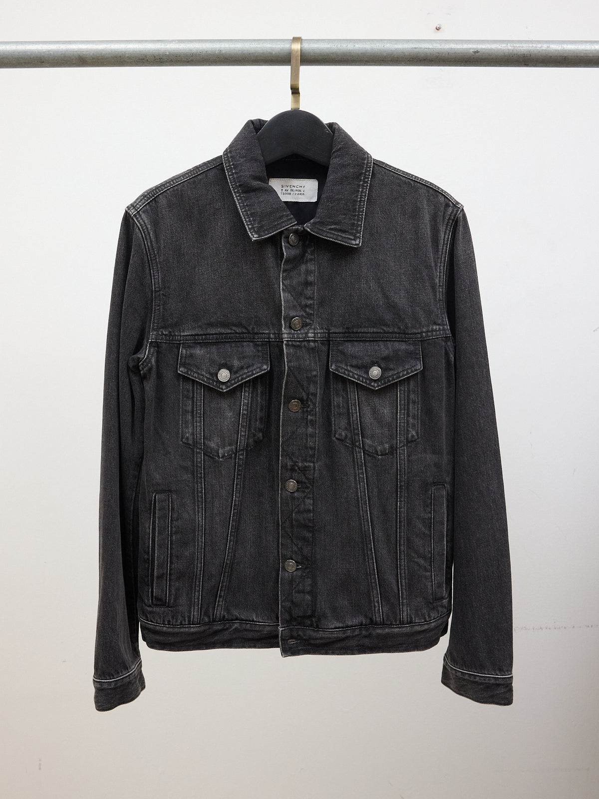Givenchy Blouson Denim Jacket 'Charcoal'