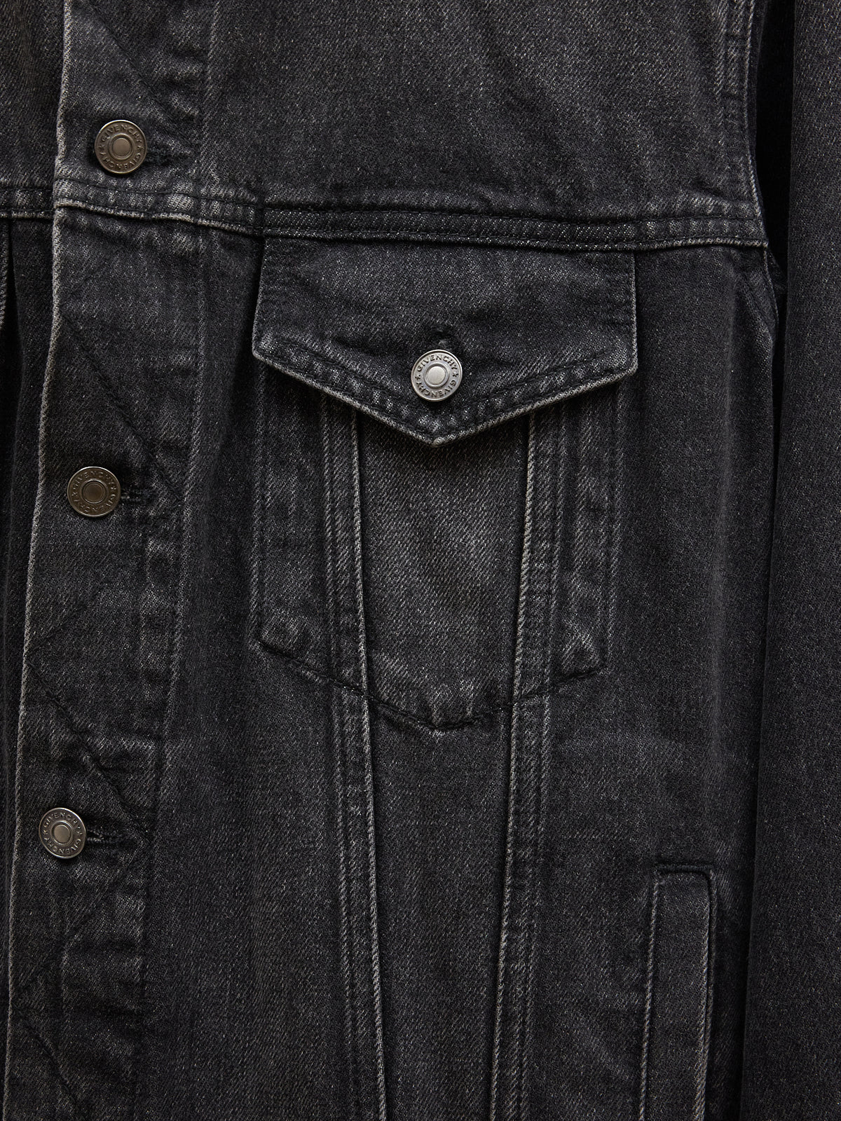 Givenchy Blouson Denim Jacket 'Charcoal'