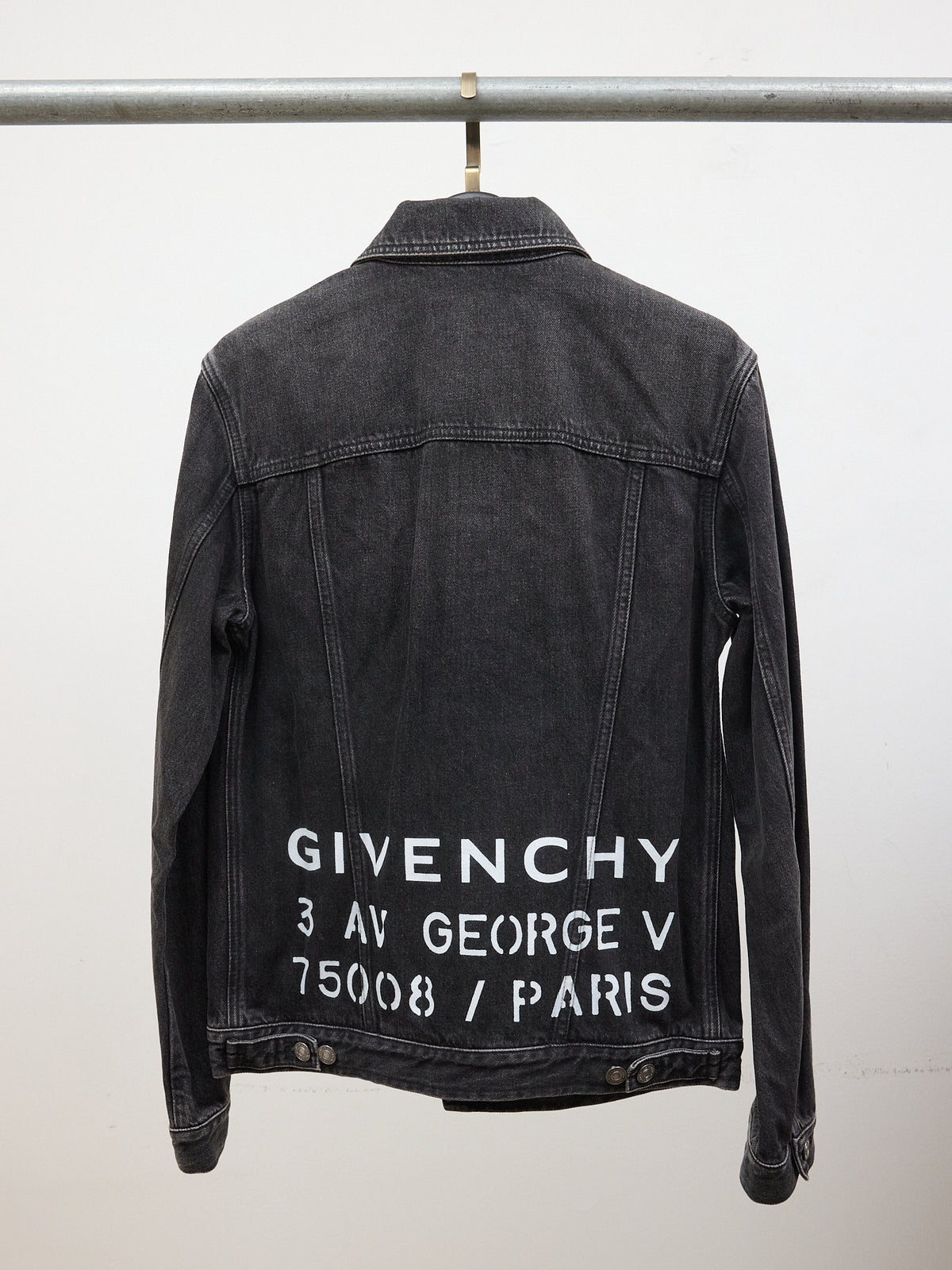 Givenchy Blouson Denim Jacket 'Charcoal'
