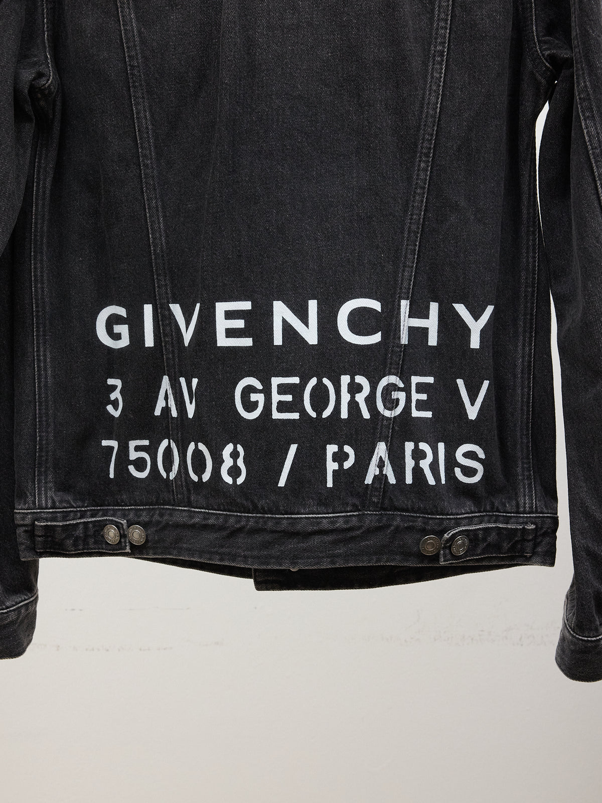 Givenchy Blouson Denim Jacket 'Charcoal'