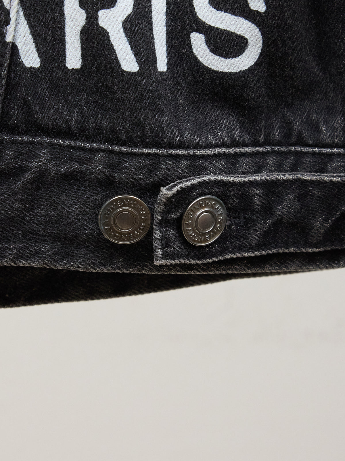 Givenchy Blouson Denim Jacket 'Charcoal'