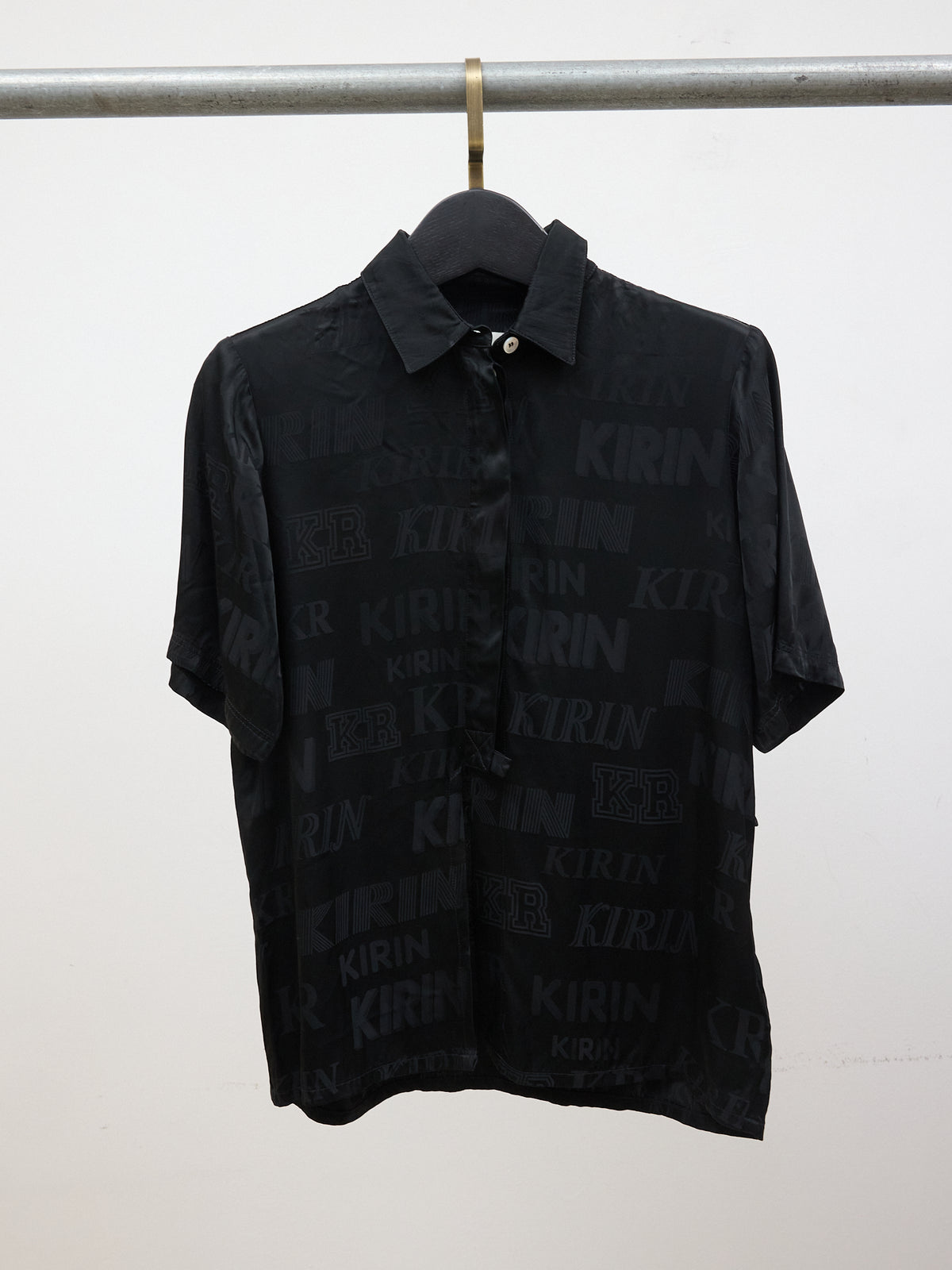 Kirin by Peggy Gou Silk Button-Up in Black