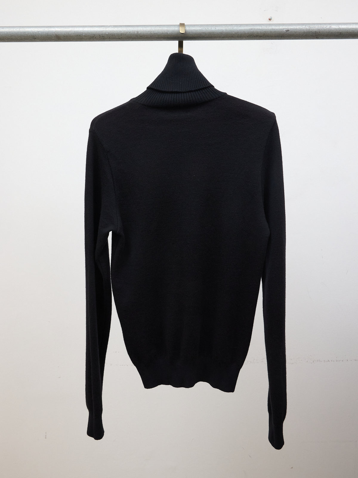 Christian Dada Knitted "You Watch Me" Long-sleeve Turtleneck