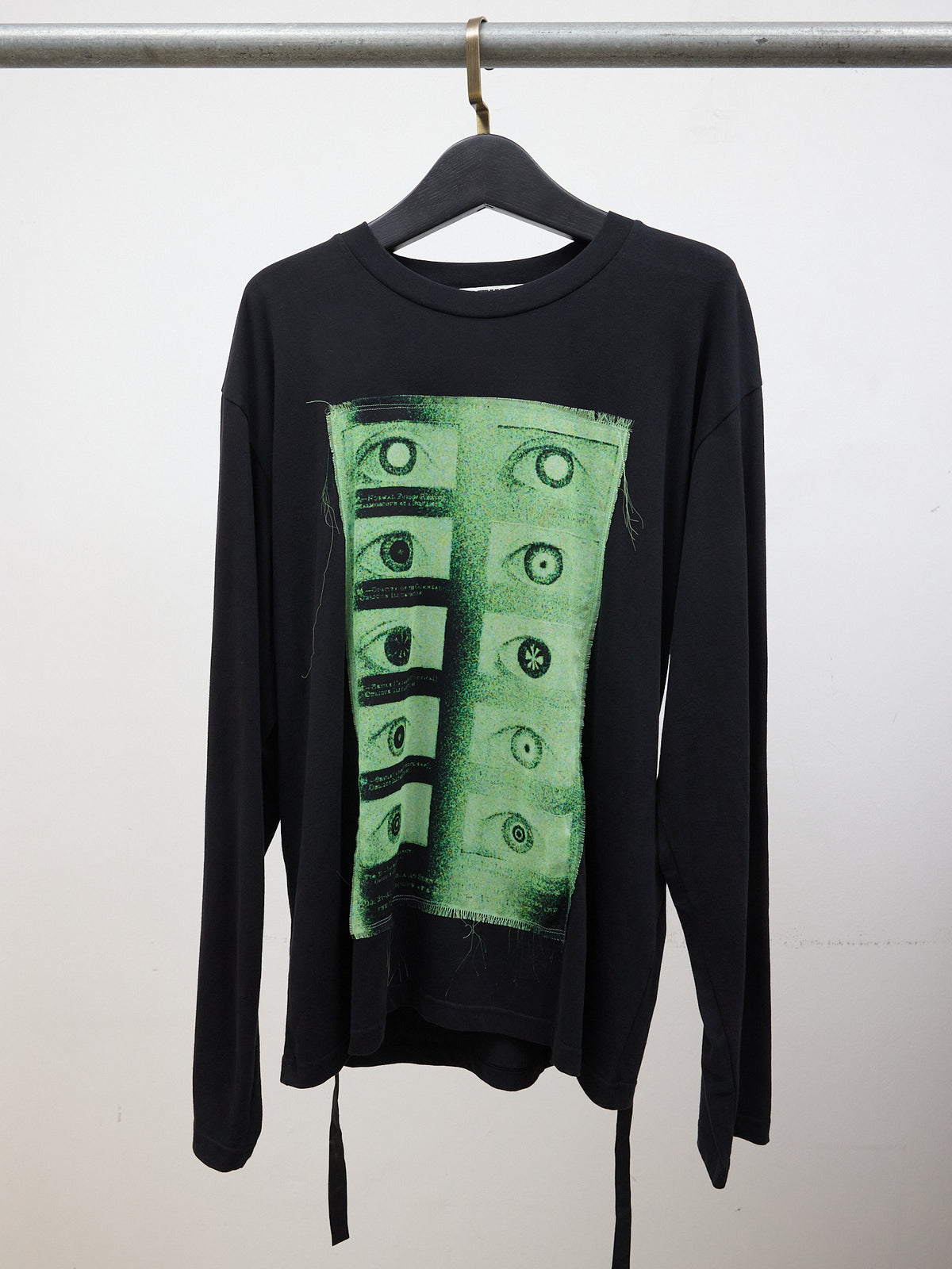 Hyein Seo "Elise" Long Sleeve Top in Black