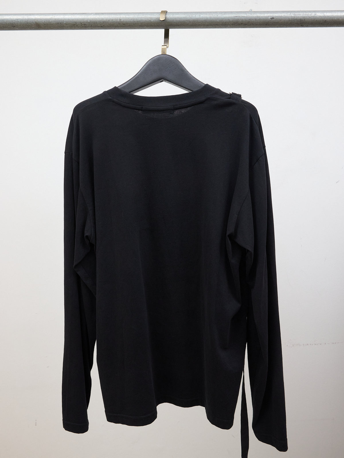 Hyein Seo "Elise" Long Sleeve Top in Black