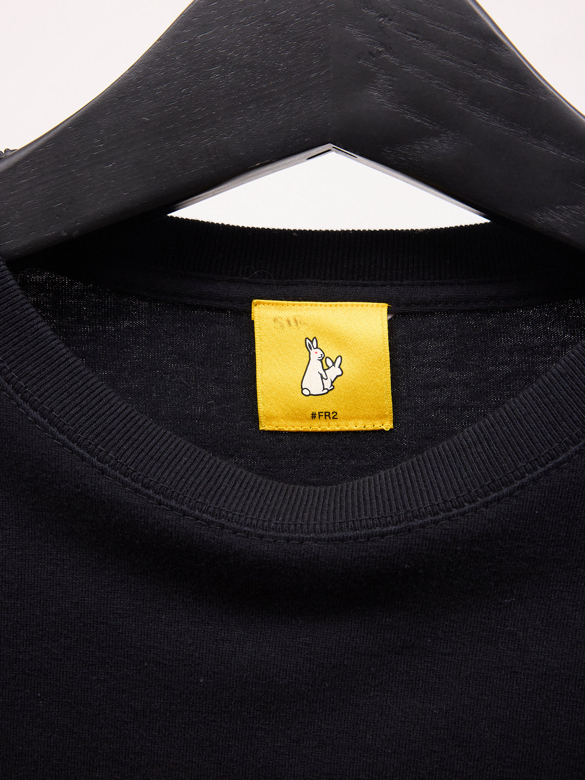 Fxxkingrabbits FR2  "No #FR2, No Life" Long Sleeve T-Shirt in Black