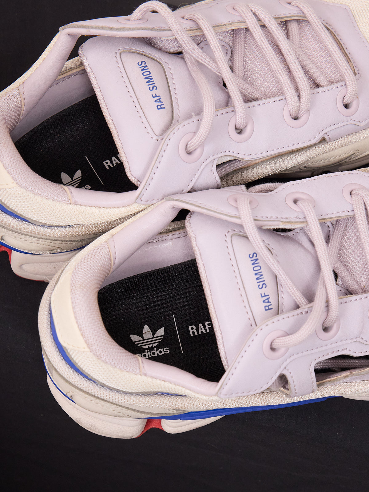 Raf Simons x Adidas Replicant Ozweego Sneaker in Lilac