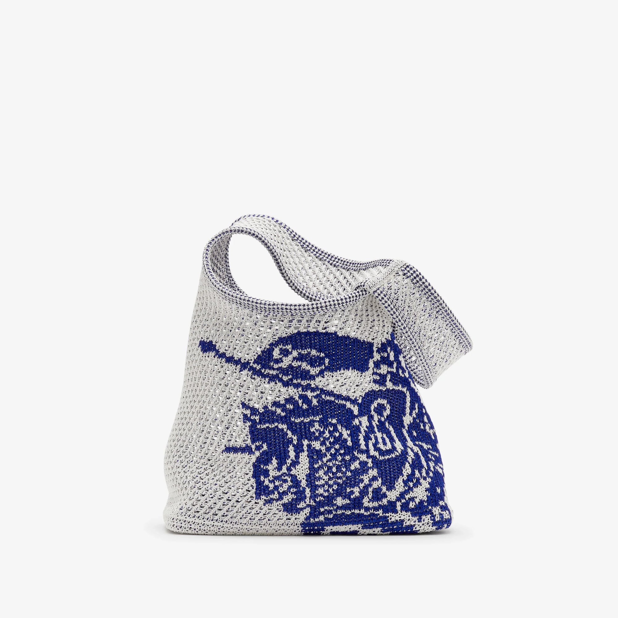Burberry Crochet Bag in White/Blue