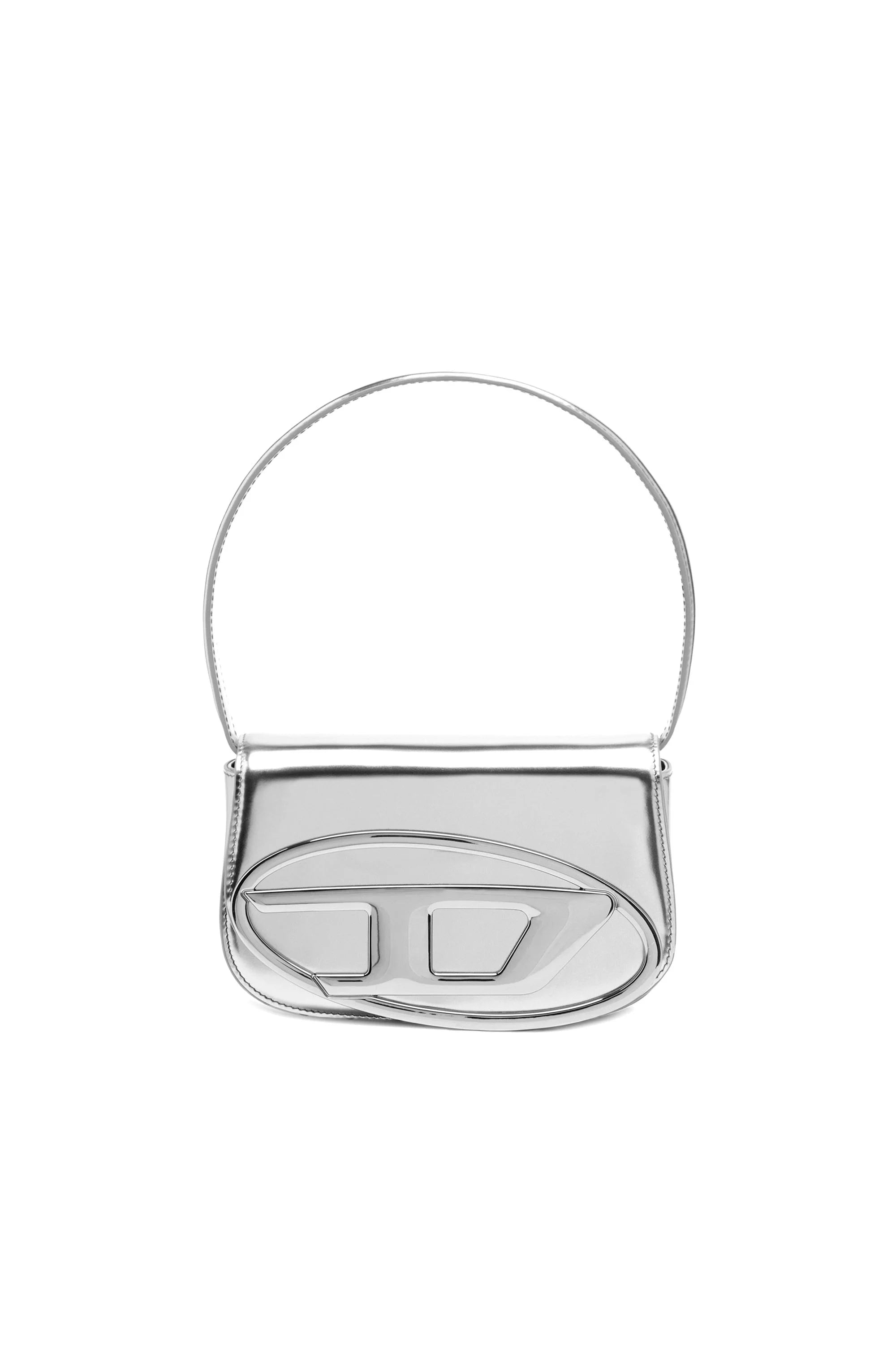 Diesel 1DR XS Iconic Mini Bag in Metallic Silver