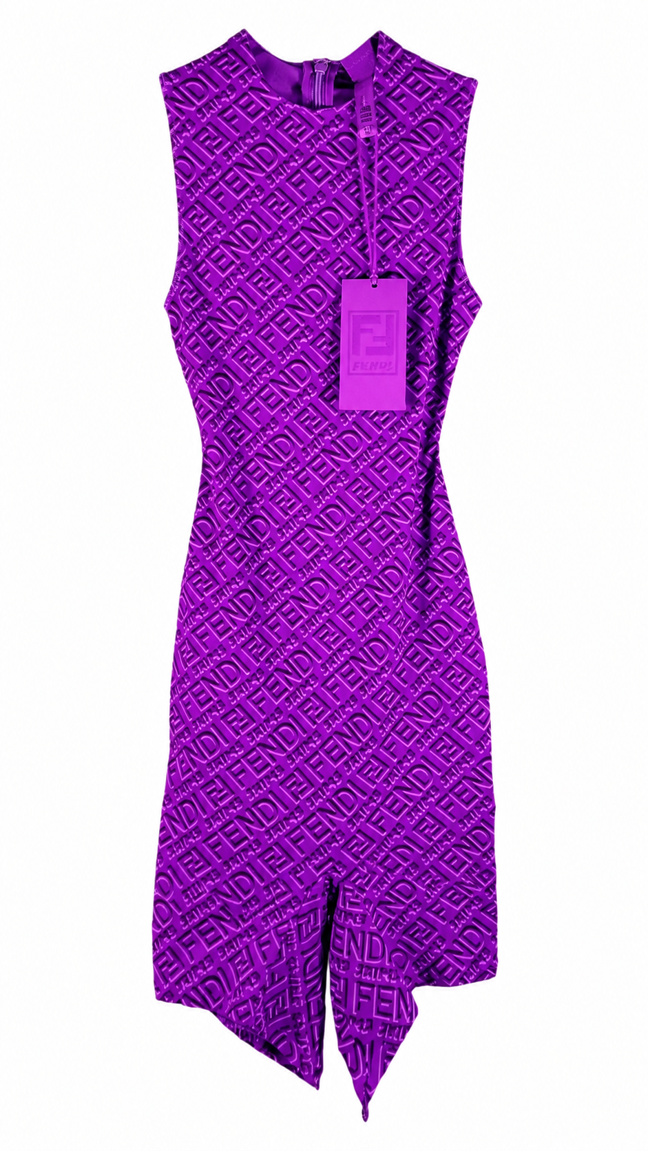 Fendi x Skims Purple Sleeveless Bodysuit