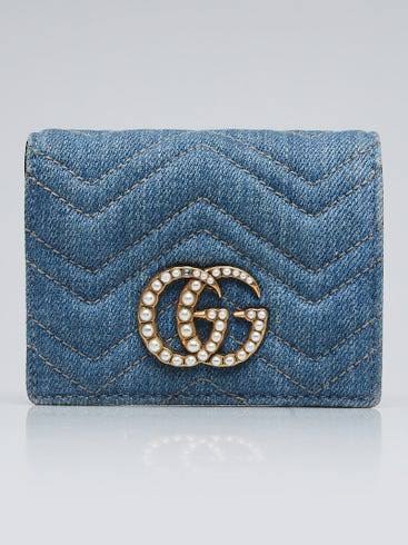 Gucci Denim Marmont Purse