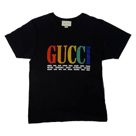 Gucci Rainbow Logo Cities T-Shirt