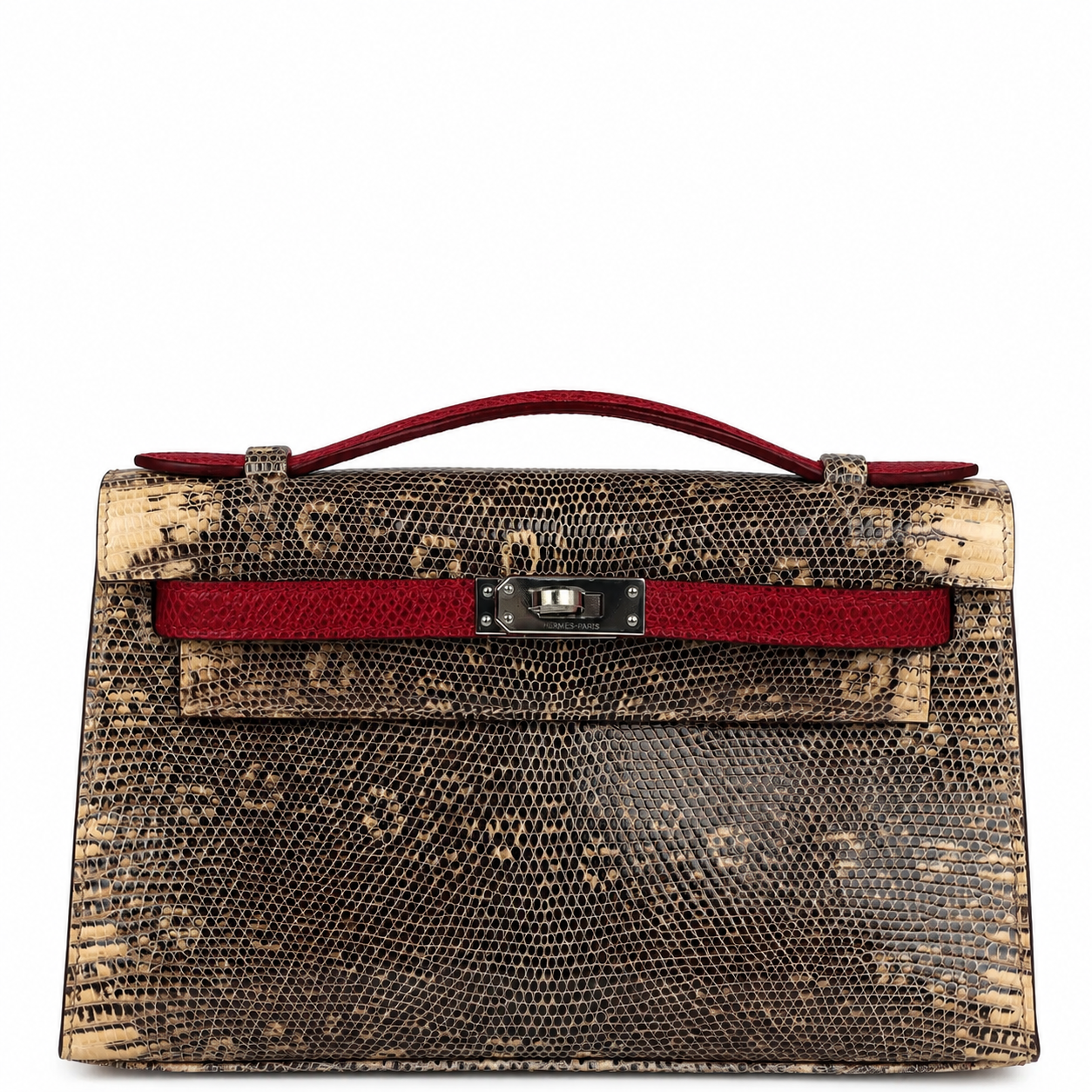 Hermes Snakeskin Kelly Pochette