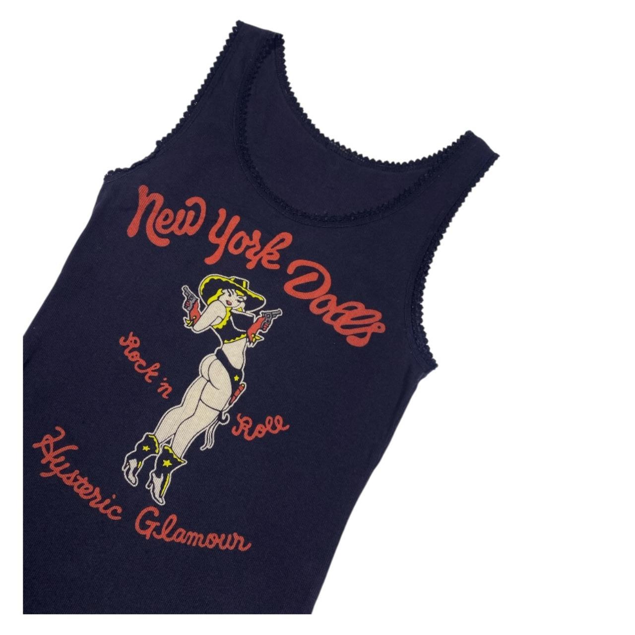 Hysteric Glamour “New York Dolls Rock N Roll” Tank Top