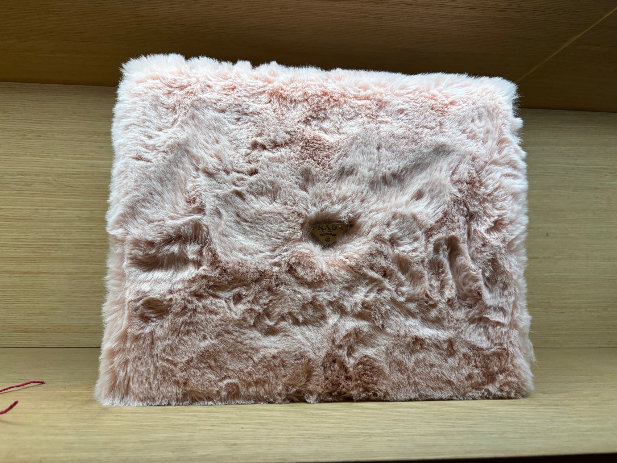 PRADA FURRY BOX PINK
