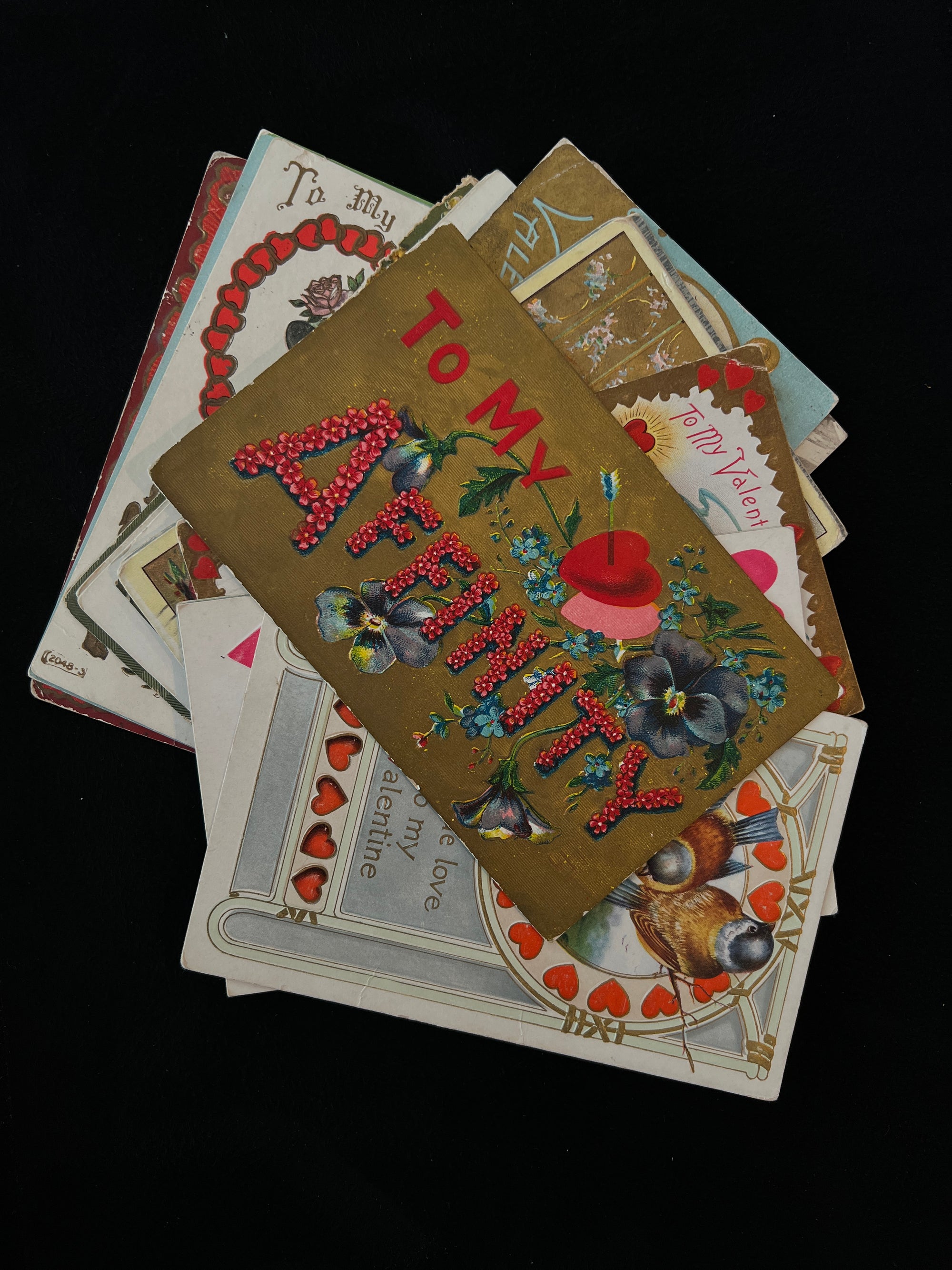 Valentines Day, Lots of Angels Postcards
