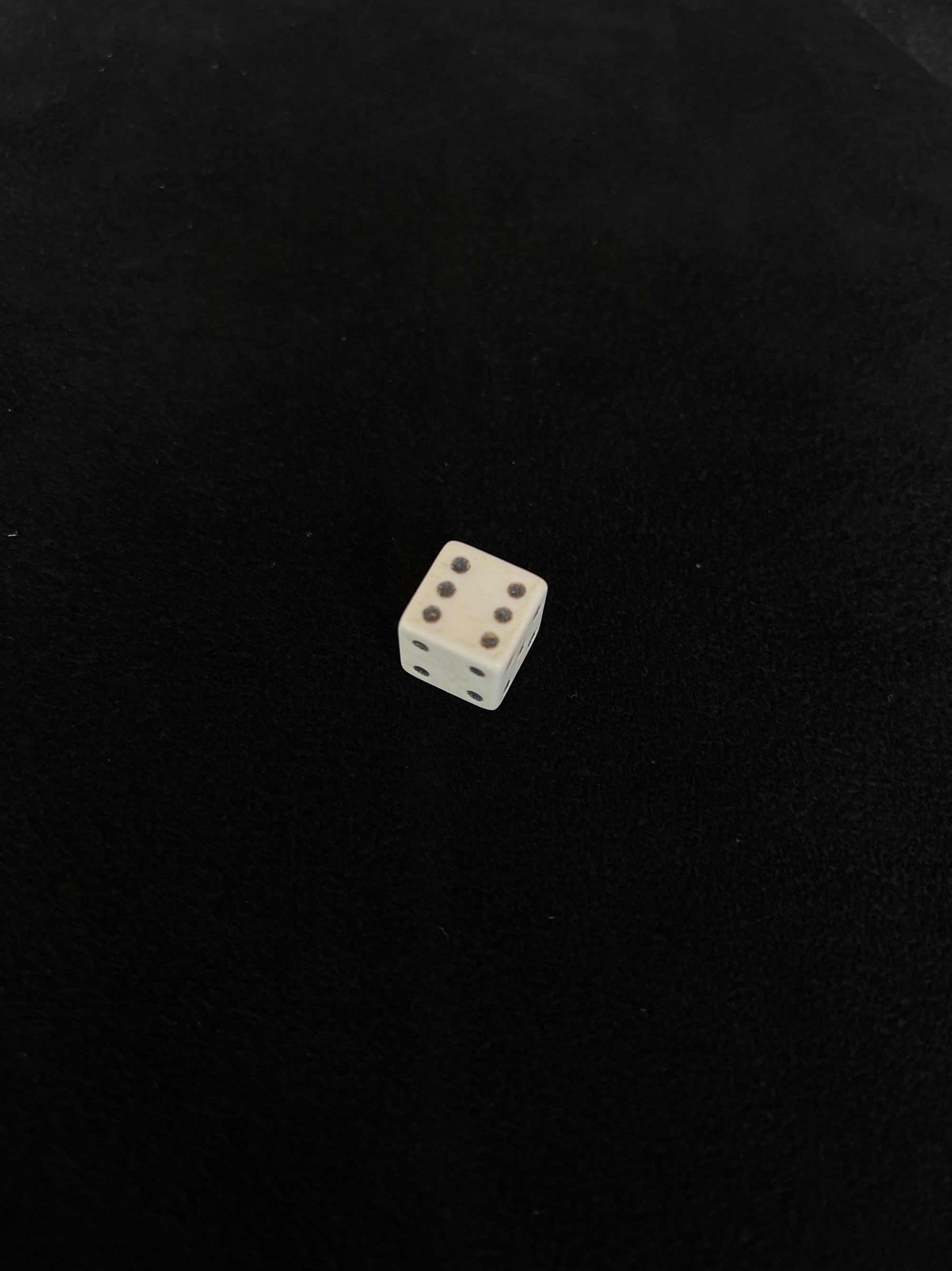 Vintage Hollow-Cast Farm Horse with Dice -