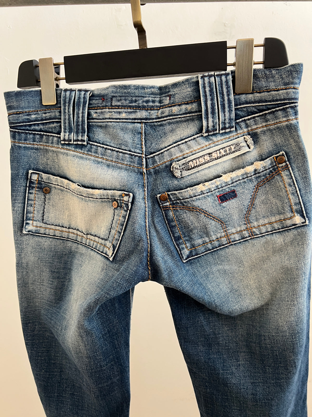 Miss Sixty Barbuda Low-rise Jeans in Washed Denim -