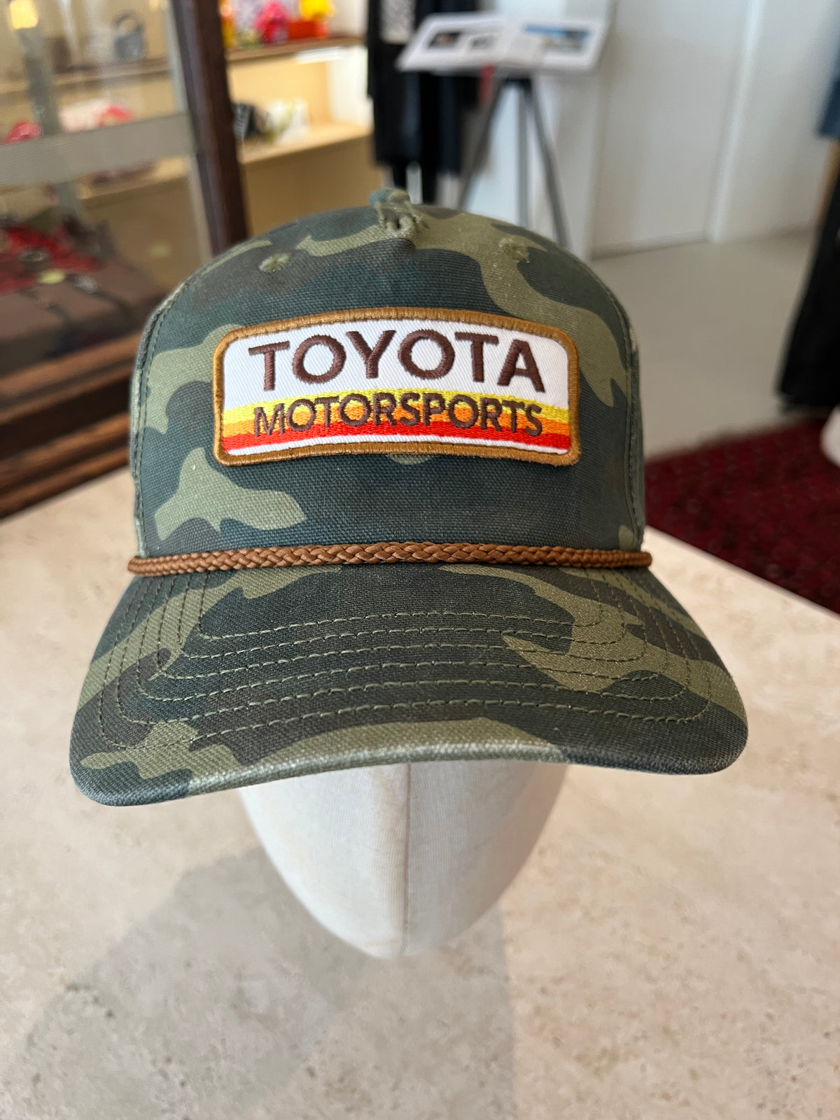 Toyota Motorsports Camo Brown Rope Six-Panel Cap -