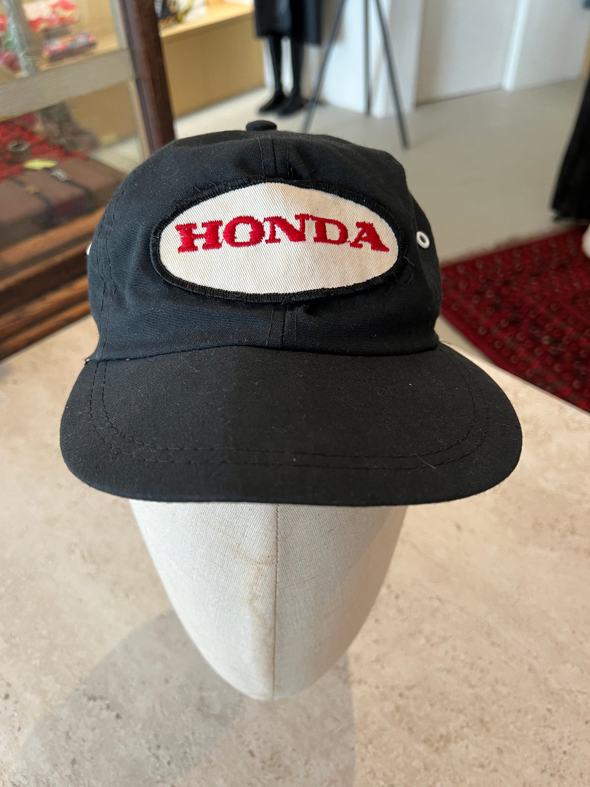 Vintage Black Honda Fitted Cap -