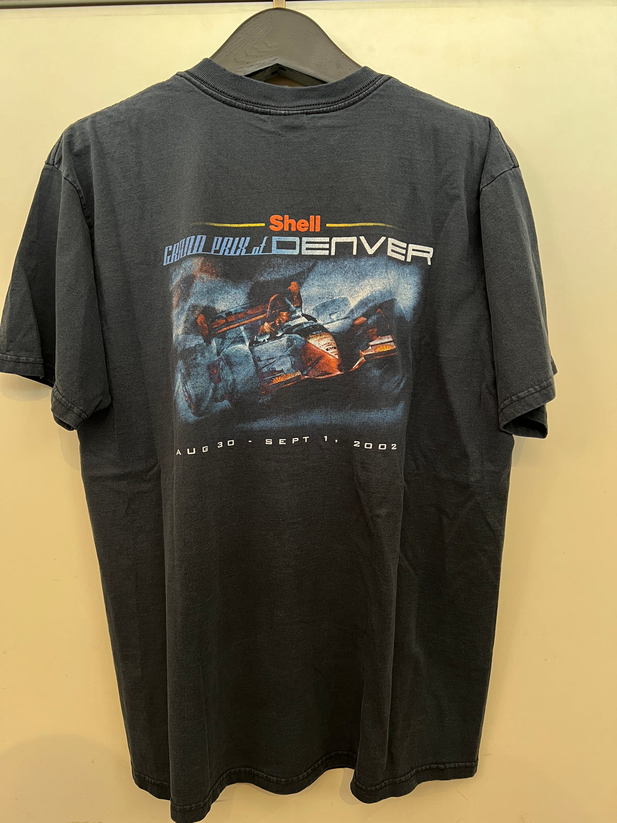 Dark Blue Shell Grand Prix of Denver Racing T-Shirt -