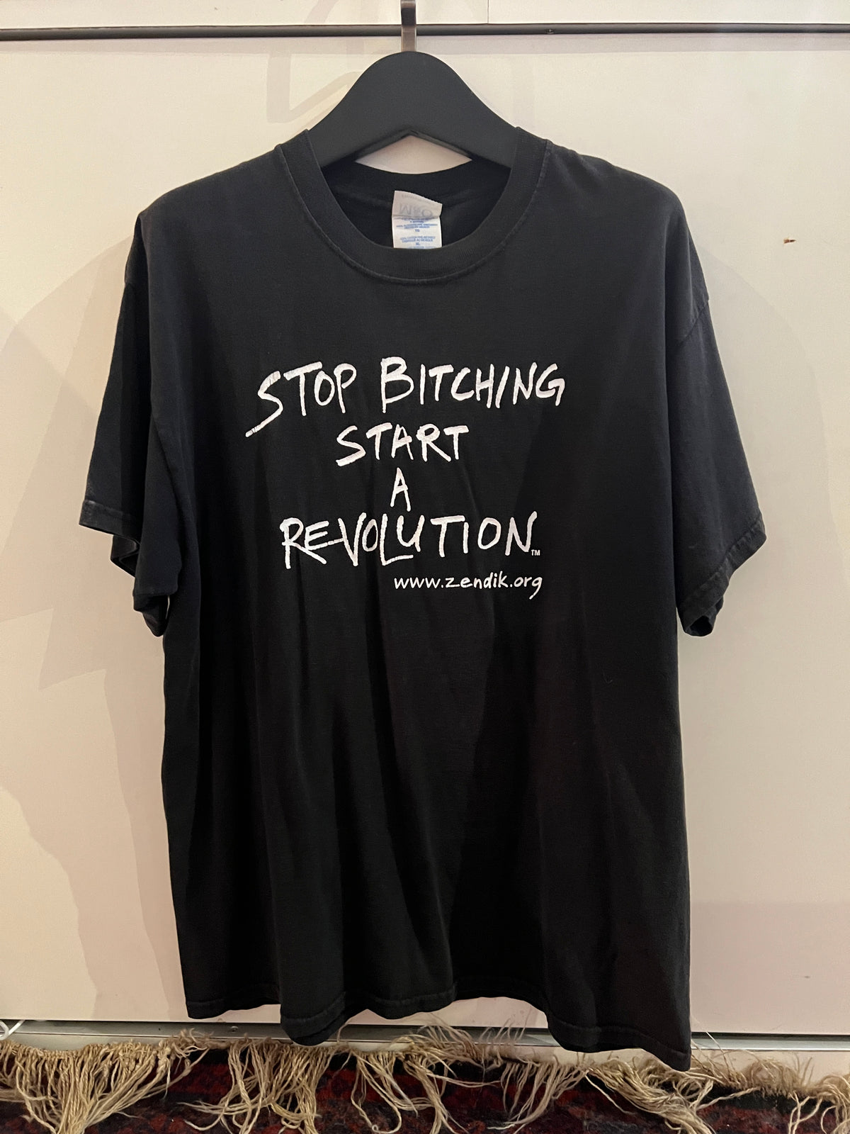 Black "Stop Bitching Start a Revolution" T-Shirt -