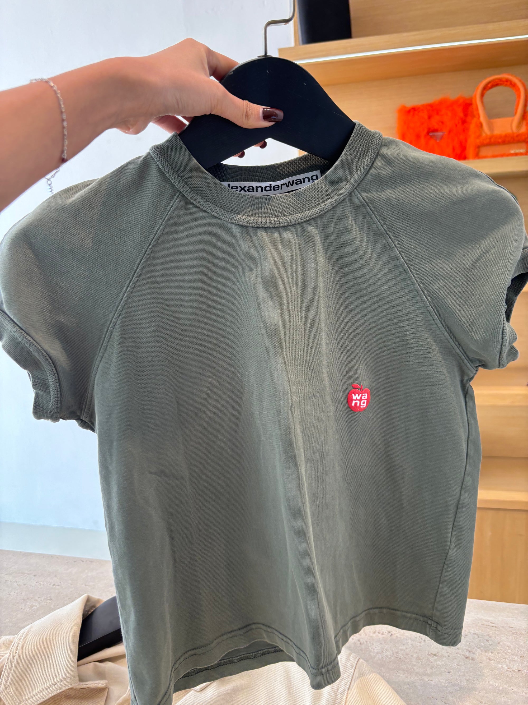 ALEXANDER WANG CROP TOP APPLE