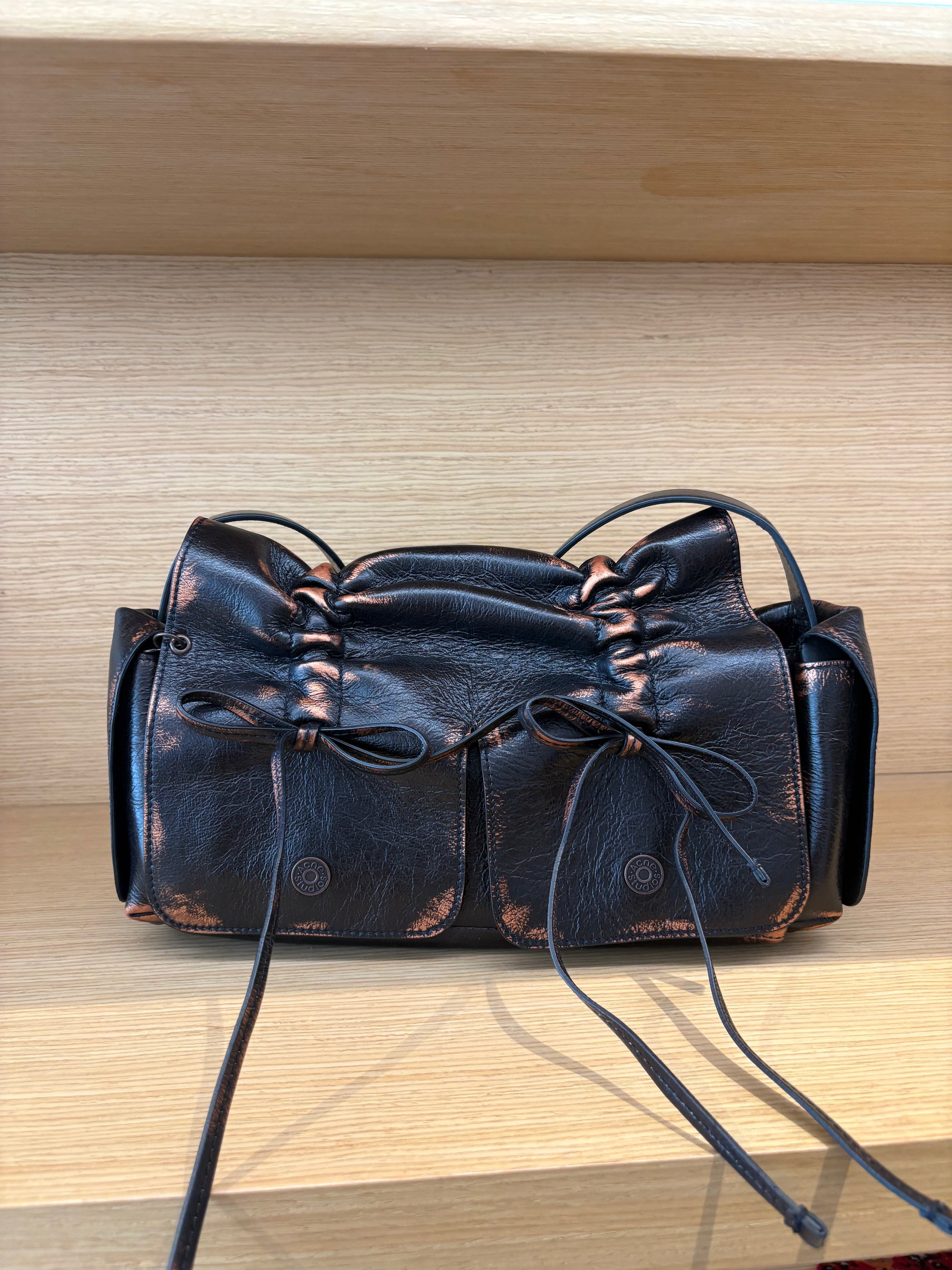 ACNE STUDIO BOW MULTI-POCKET BAG