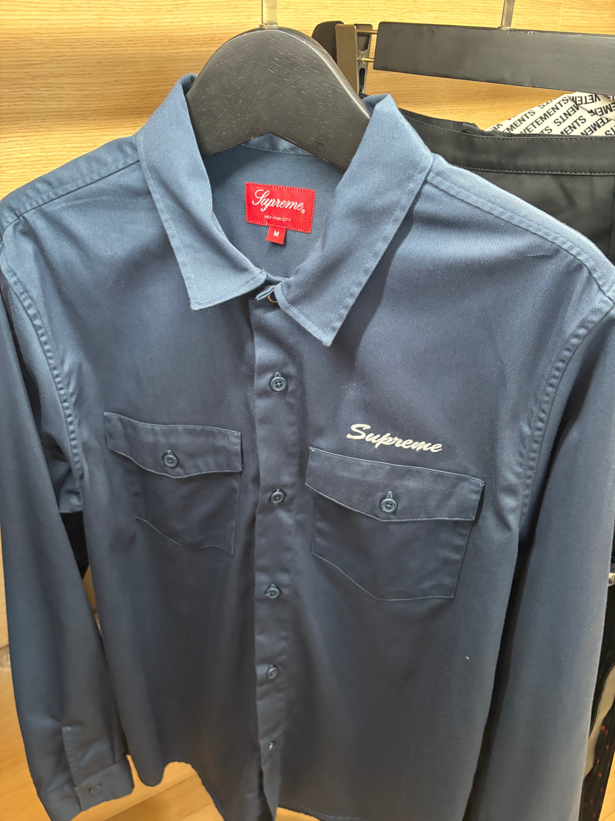 SUPREME LS BUTTON UP SHIRT