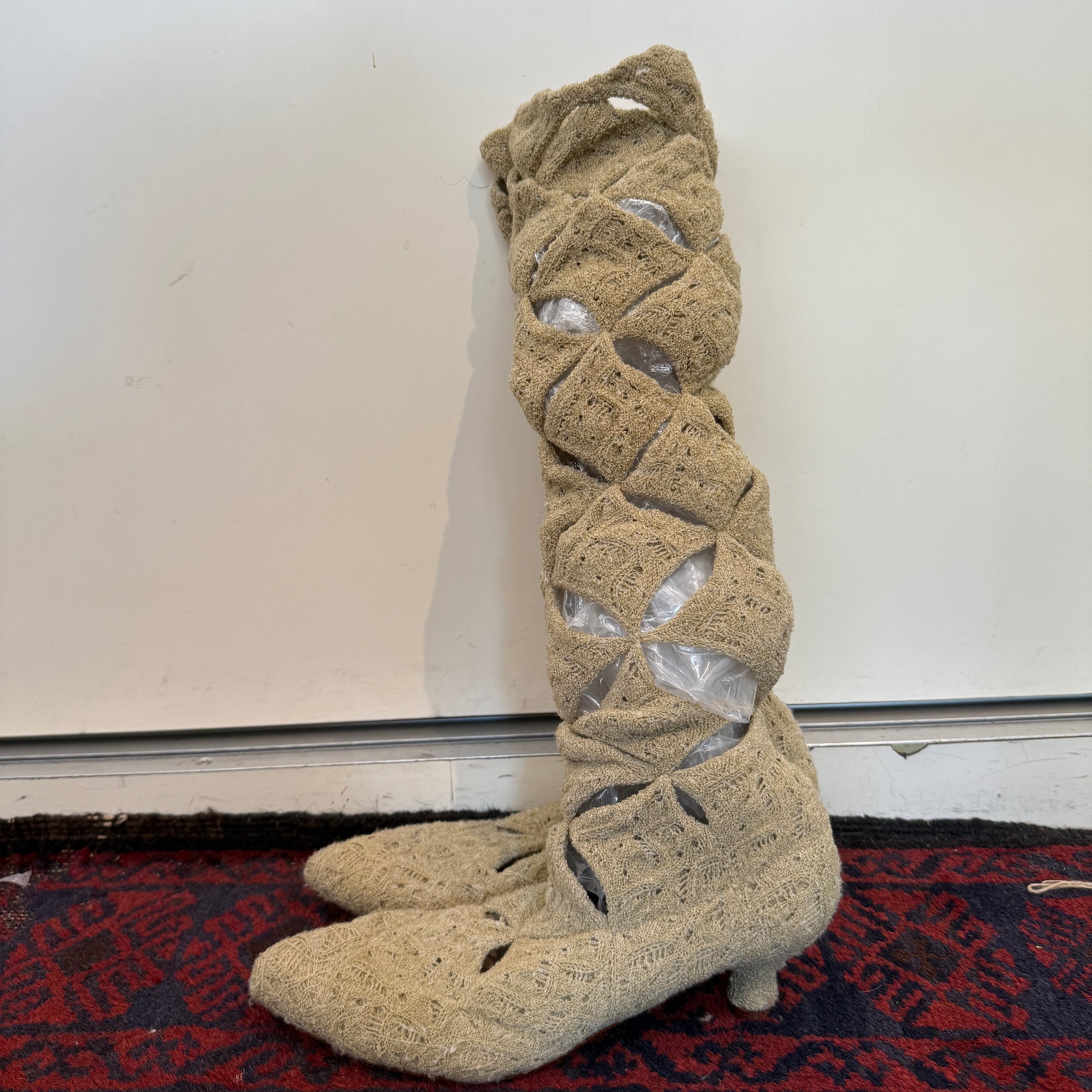 Isa Boulder Knit Pattern Boots