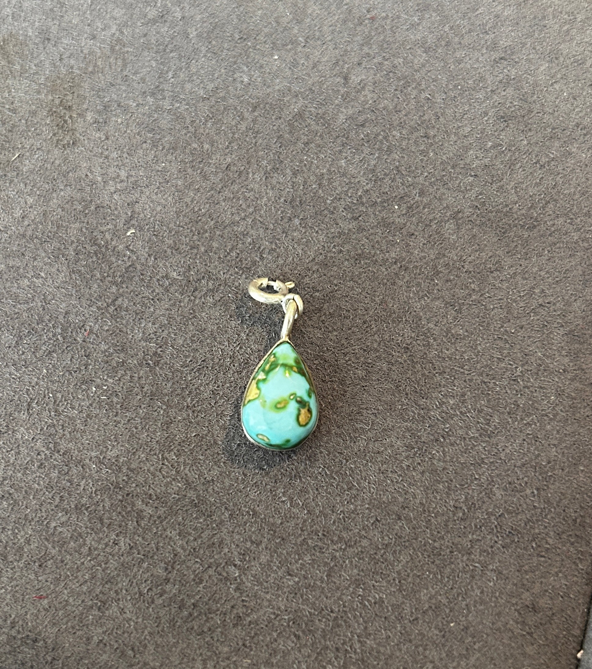 Sonoran Mountain Turquoise Teardrop Pendant