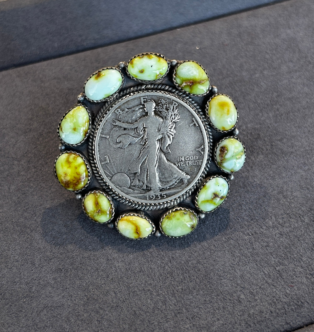 Palomino with Liberty Coin Ring