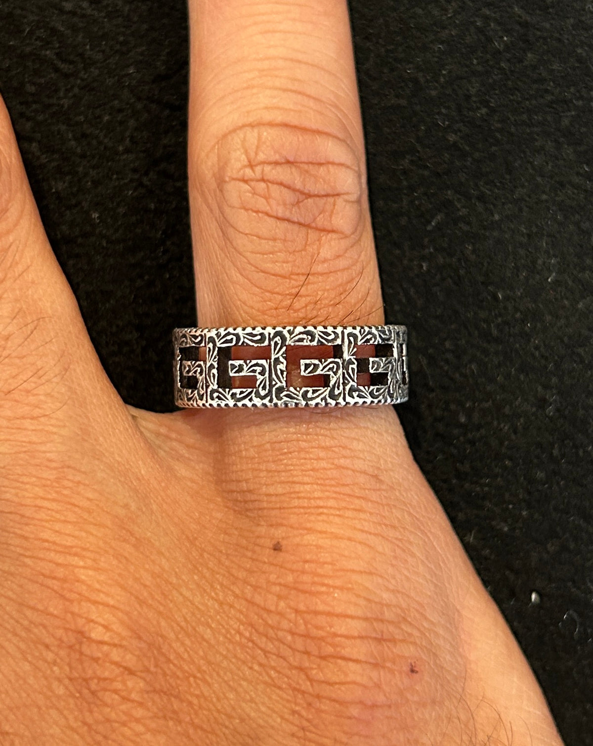 Gucci Interlocking G Chain-Link Ring