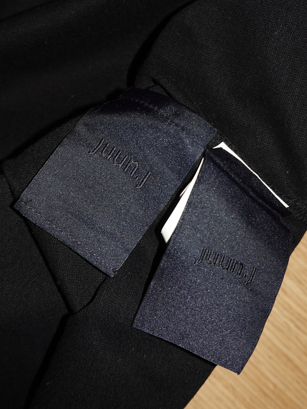 Junn.J Deconstruct Black T-Shirt