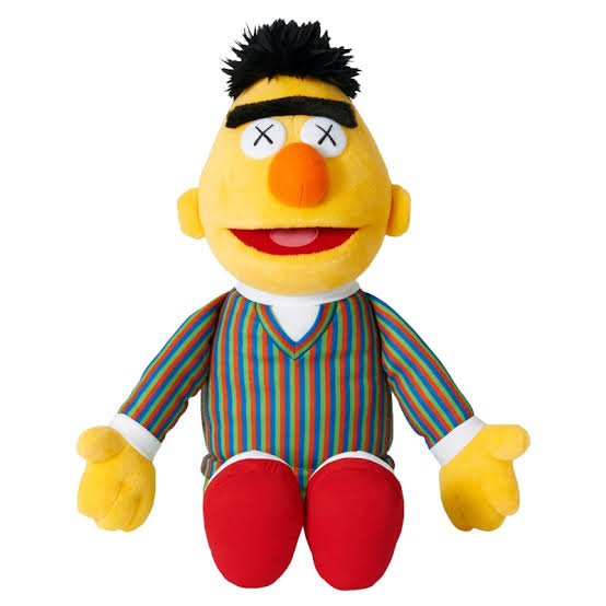 Kaws X Sesame Street Bert Plushie