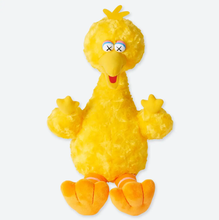 Kaws X Sesame Street Big Bird Plushie