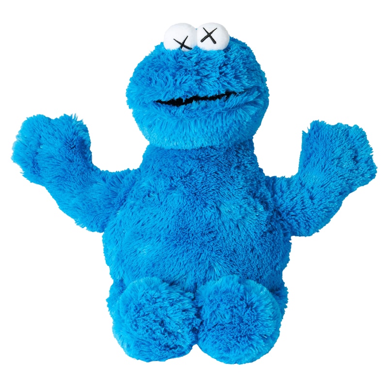 Kaws X Sesame Street Cookie Monster Plushie