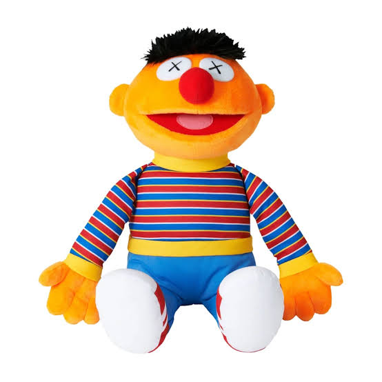 Kaws X Sesame Street Ernie Plushie