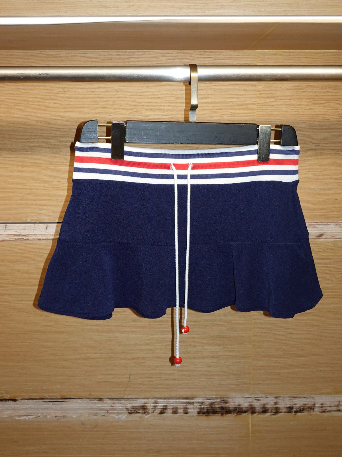 Vintage Playboy Navy Blue Terry Cloth Skirt -
