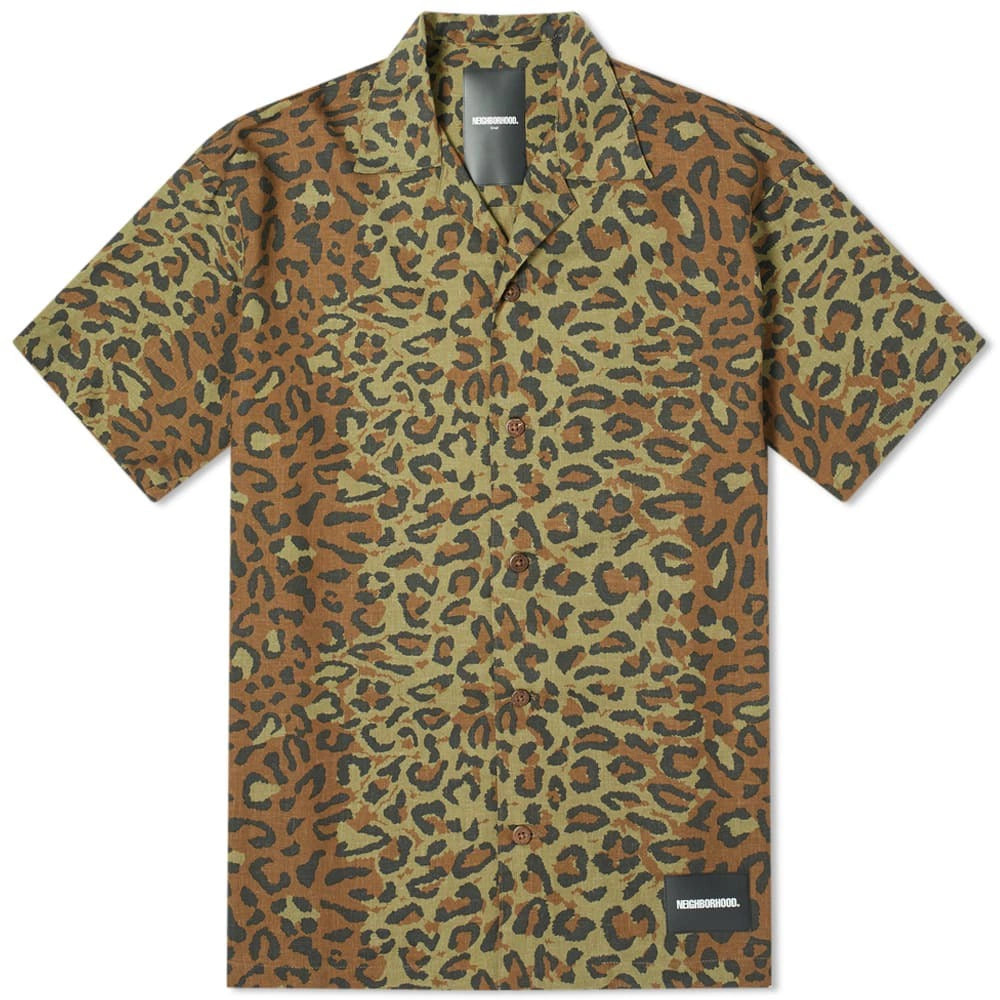 Neighborhood Short-sleeve Aloha Leopard Shirt