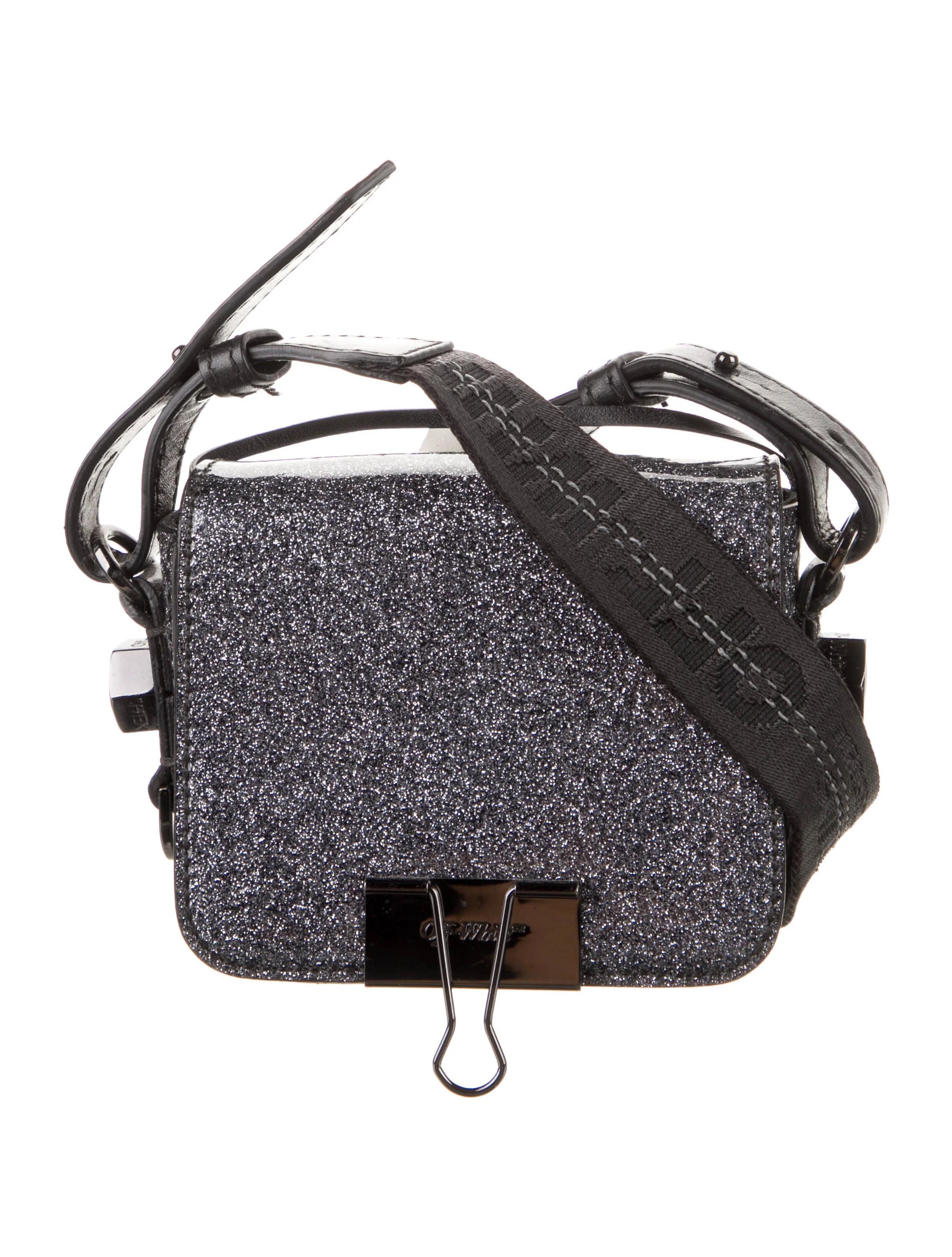 Off White c/o Virgil Abloh Glitter Baby Flap Bag