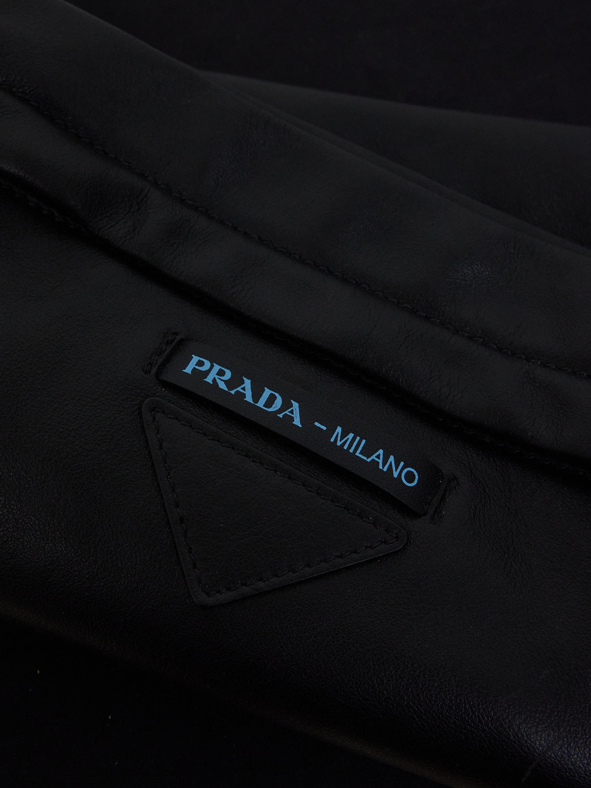 Prada Black Grace Lux Leather Messenger Bag