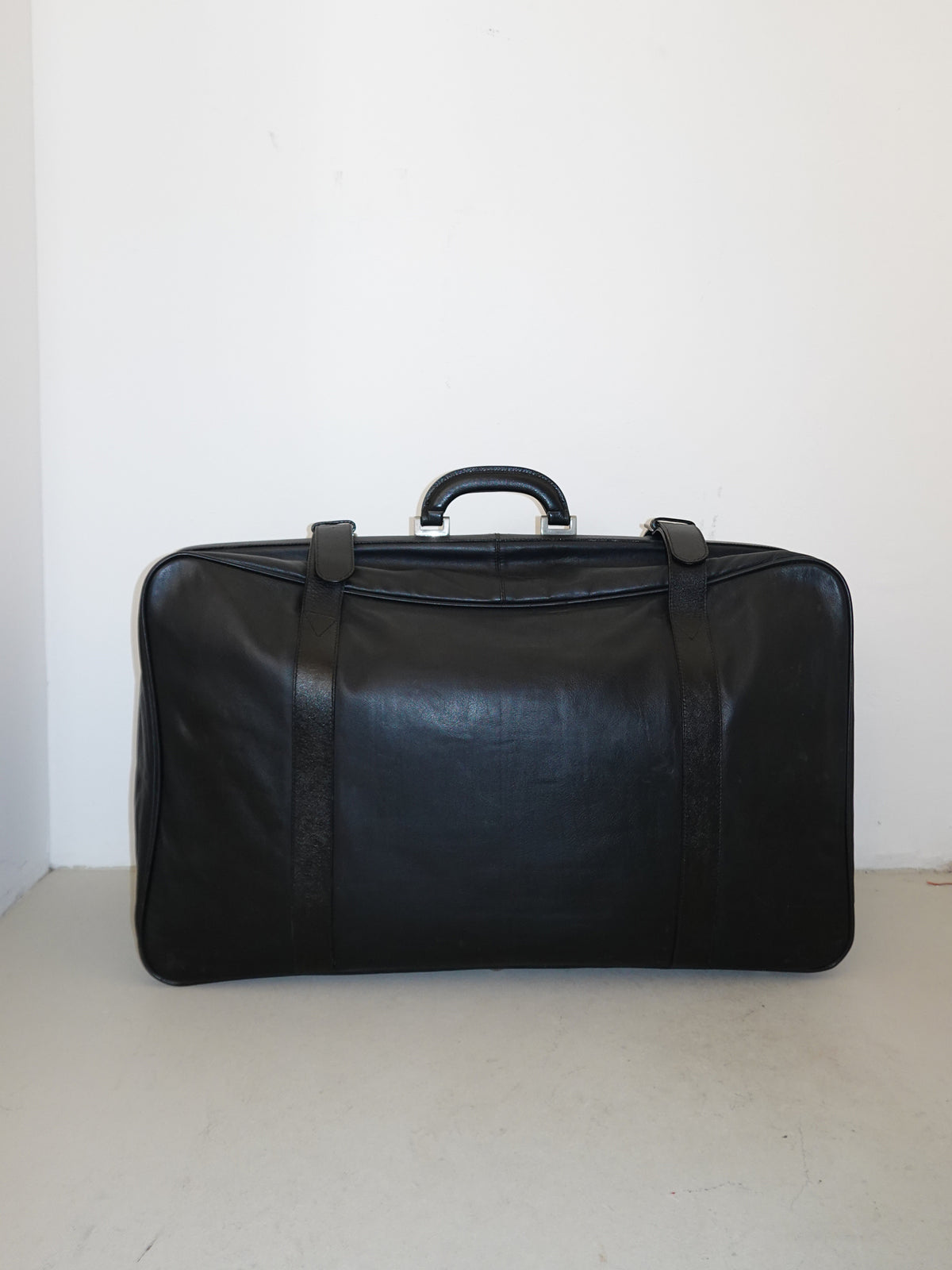 Vintage Prada Saffiano Handle Leather Suitcase